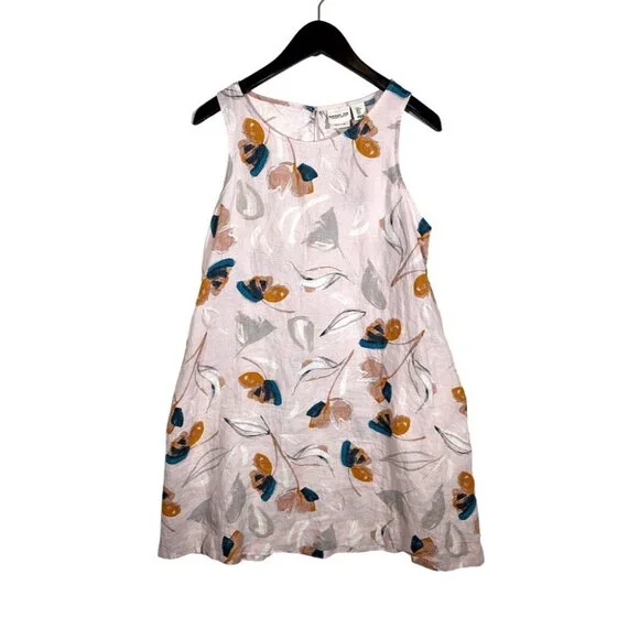 Rachel Zoe | Dresses | Rachel Zoe Floral 0 Linen Dress Sz Small Womens  Pockets Sleeveless Tropical | Poshmark